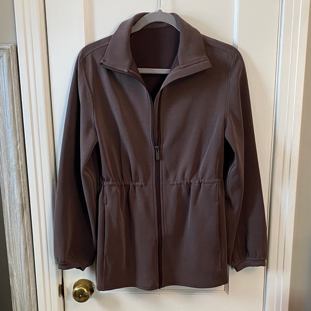lululemon athletica softstreme espresso Chocolate Utility Jacket